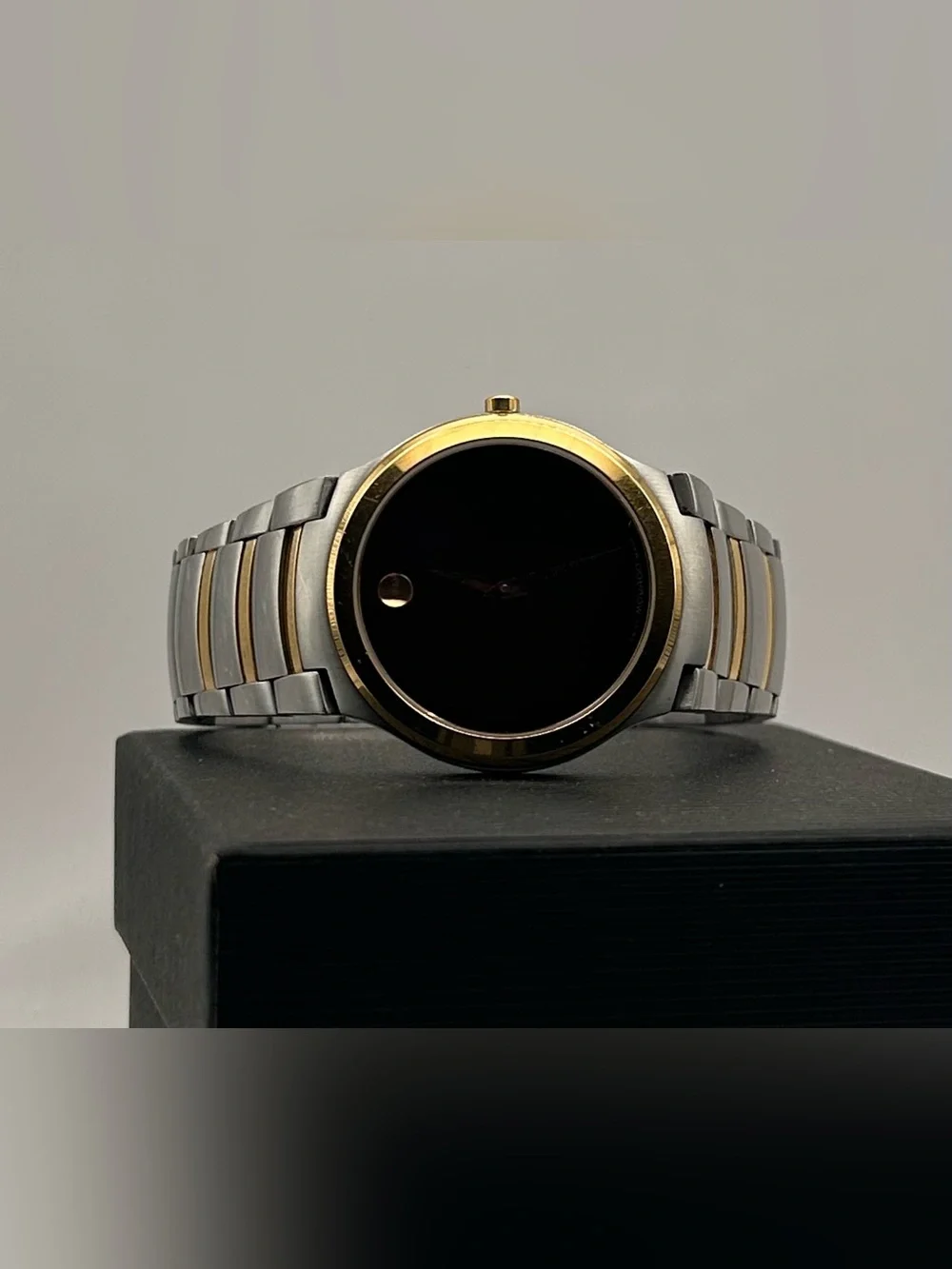 Movado Museum Men’s Two-Tone Gold & Silver Stainless Steel Quartz 34mm Watch